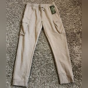 NWT Cory Vines Brown Cotton Heavyweight Joggers Men's S